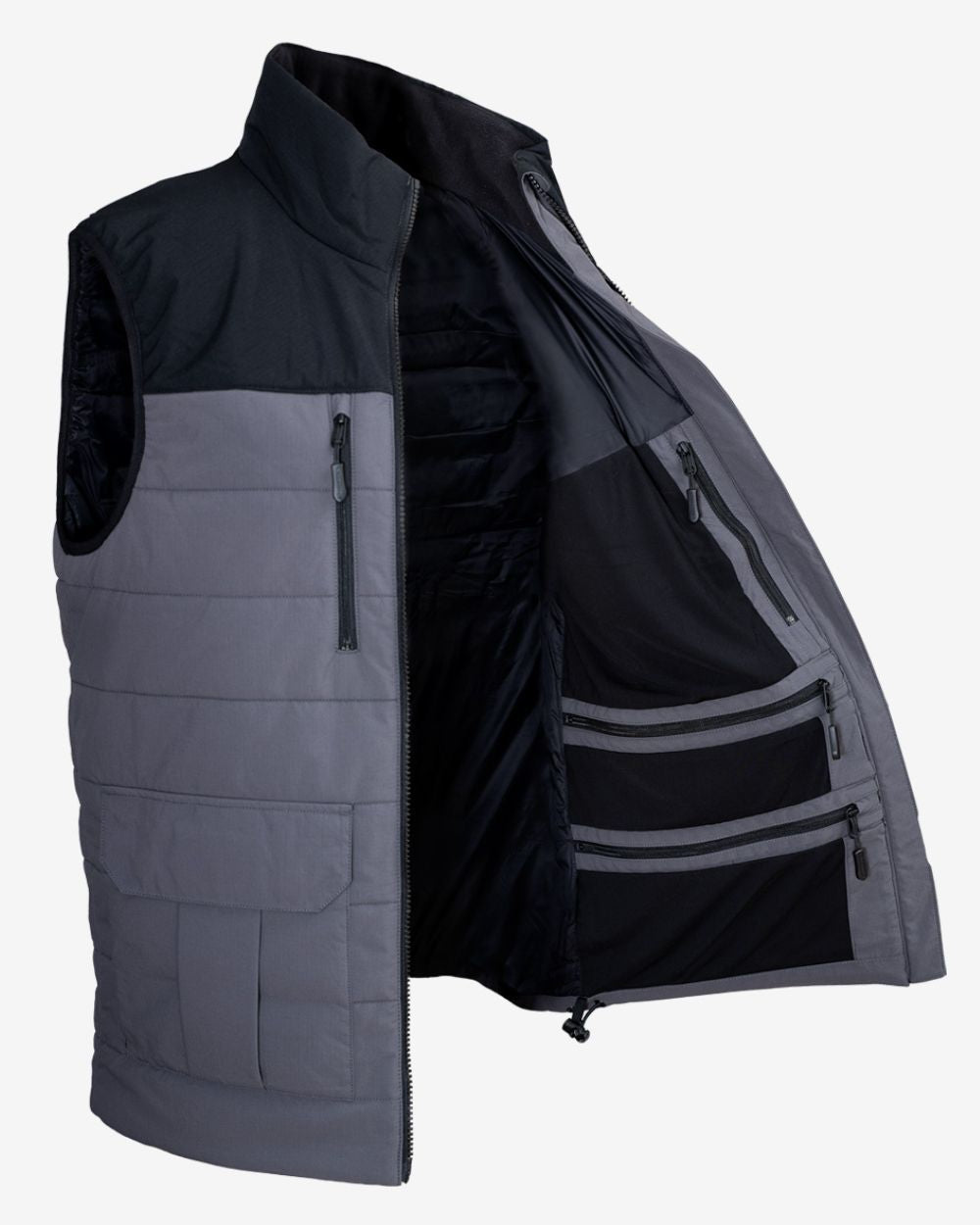 Insulated Camera Vest - Charcoal