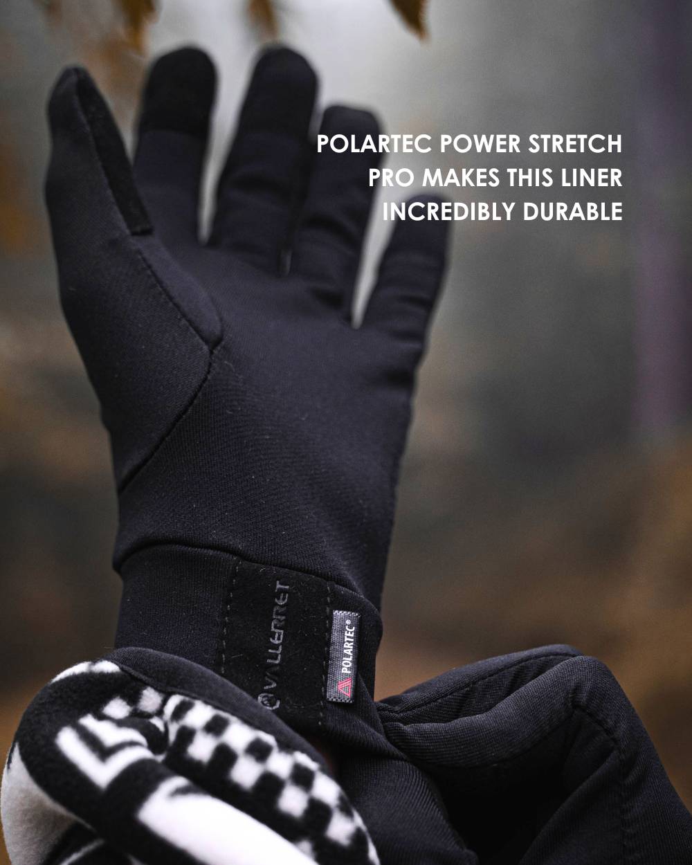 Vallerret Camera Glove - Power Stretch Pro Liner with touch