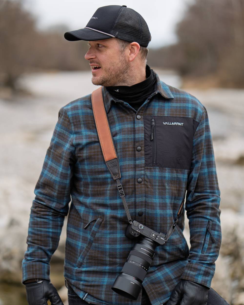 Deluxe 45 Padded Leather Camera Strap