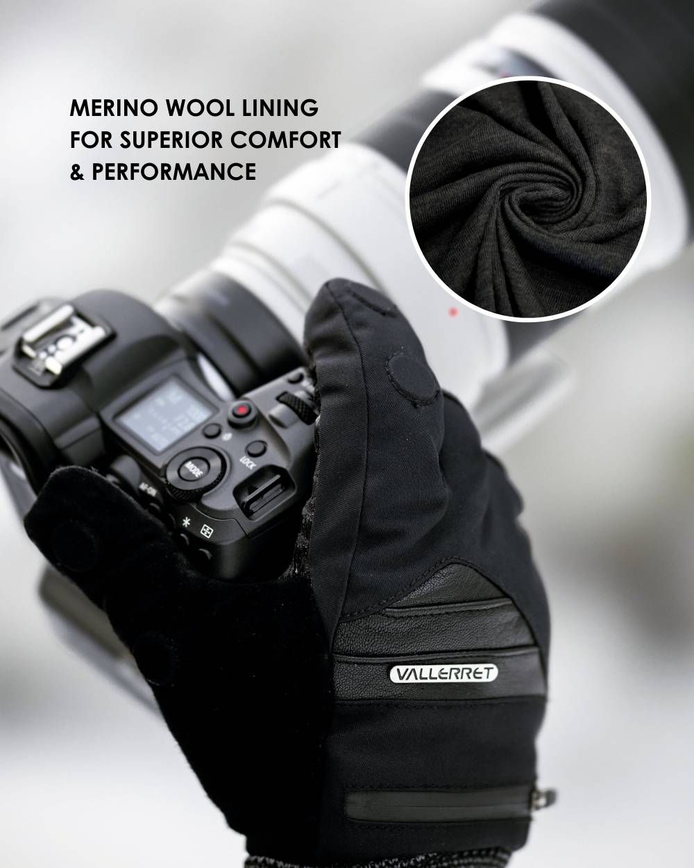 Markhof Pro V3 Camera Glove – Vallerret Photography Gloves US Store