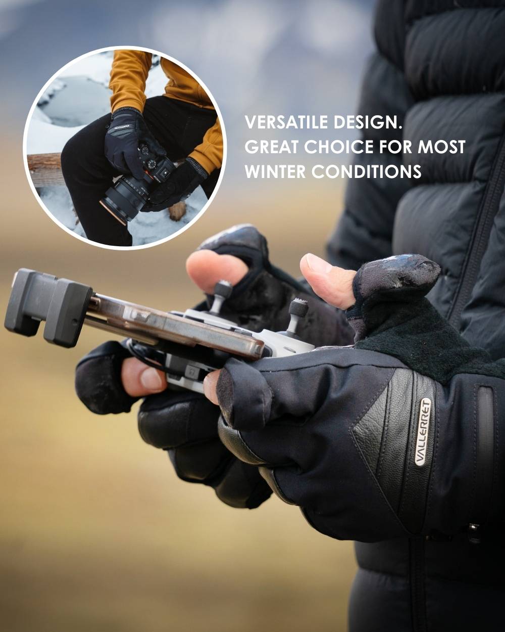 Markhof Pro V3 Camera Glove – Vallerret Photography Gloves US Store