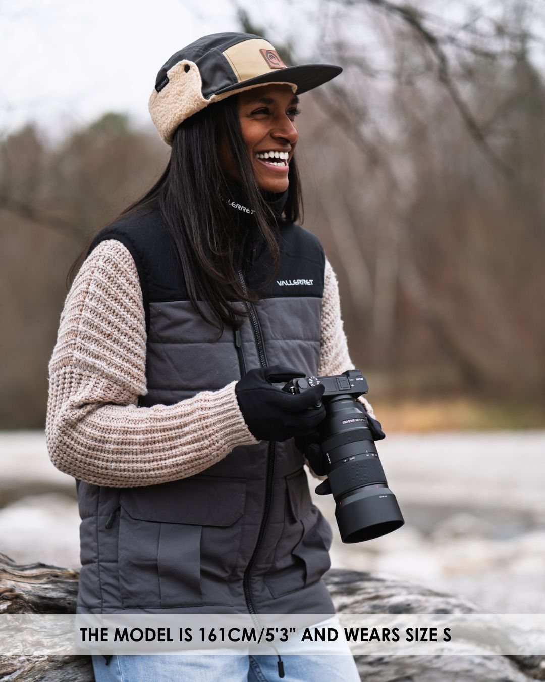 Insulated Camera Vest - Charcoal – Vallerret Photography Gloves US